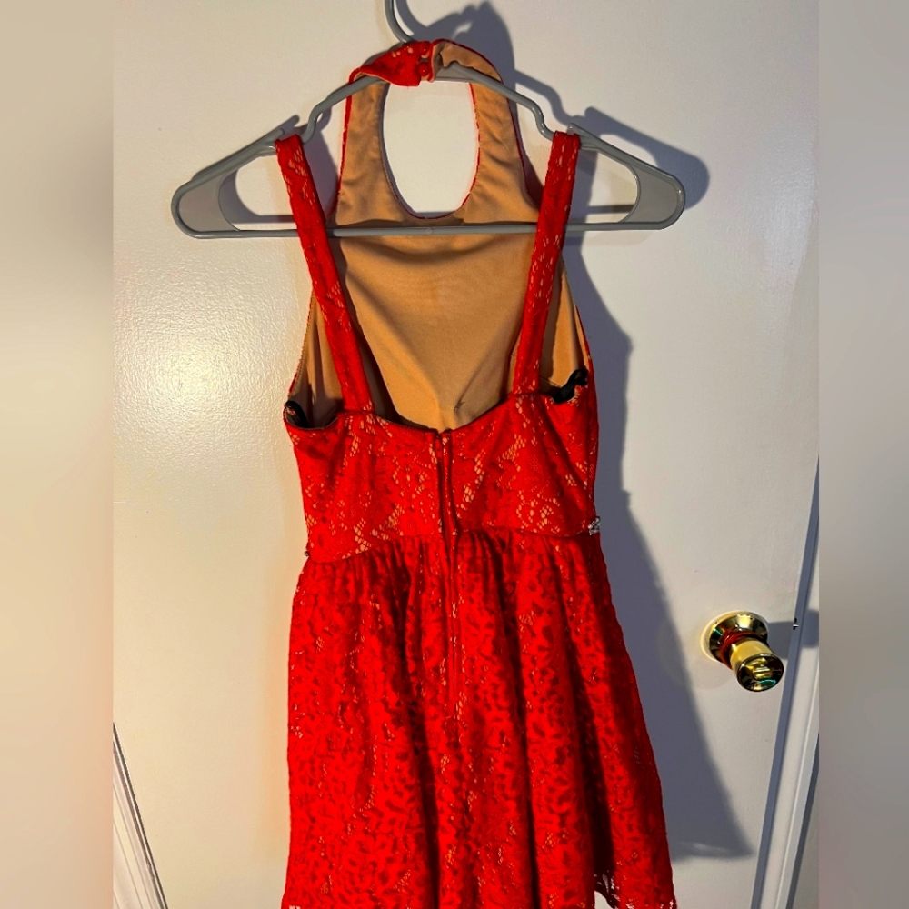 Red homecoming dress